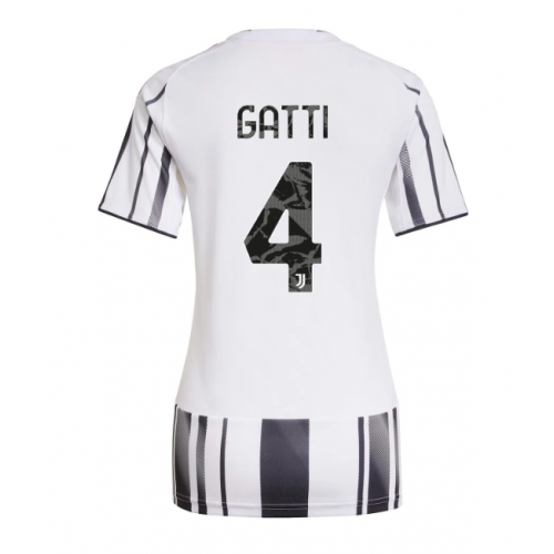 Billige Fotballdrakt Juventus Federico Gatti #4 Replika Hjemmedrakt Dame 2025-26 Kortermet Billige Fotballdrakt Juventus Federico Gatti #4 Replika Hjemmedrakt Dame 2025-26 Kortermet